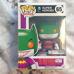 Funko Pop The Joker Batman. Loot Crate exclusive.